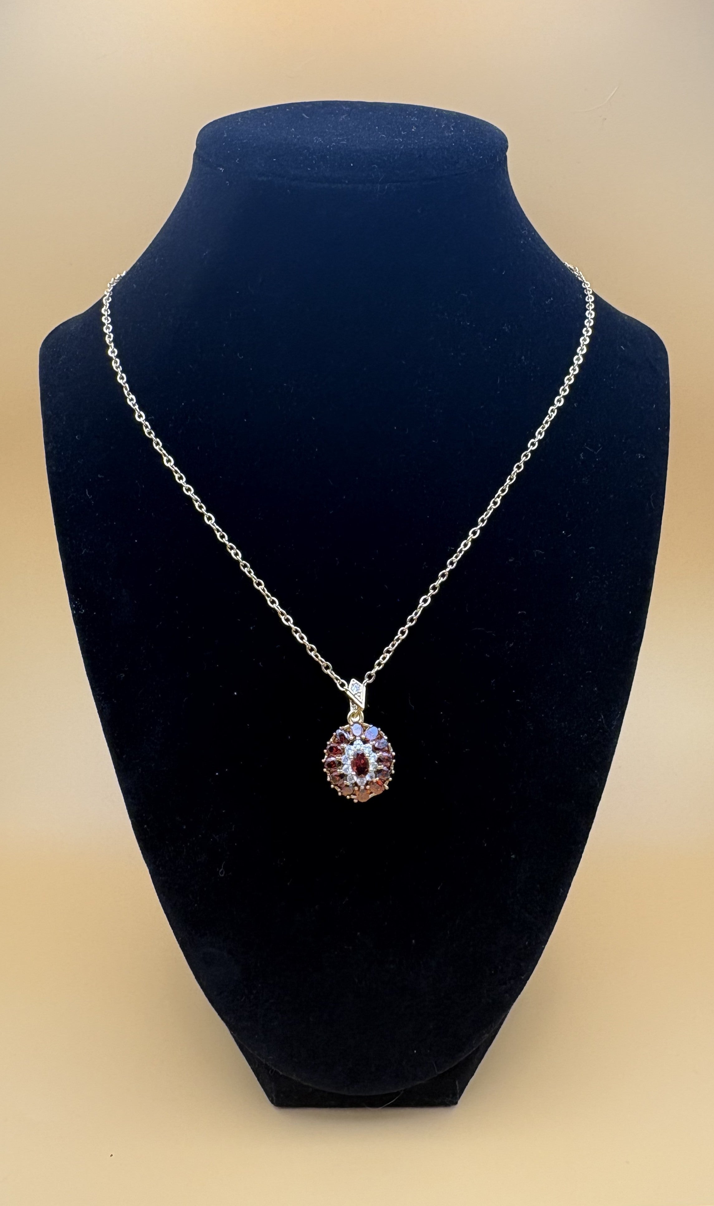 Oval Pendant Necklace
