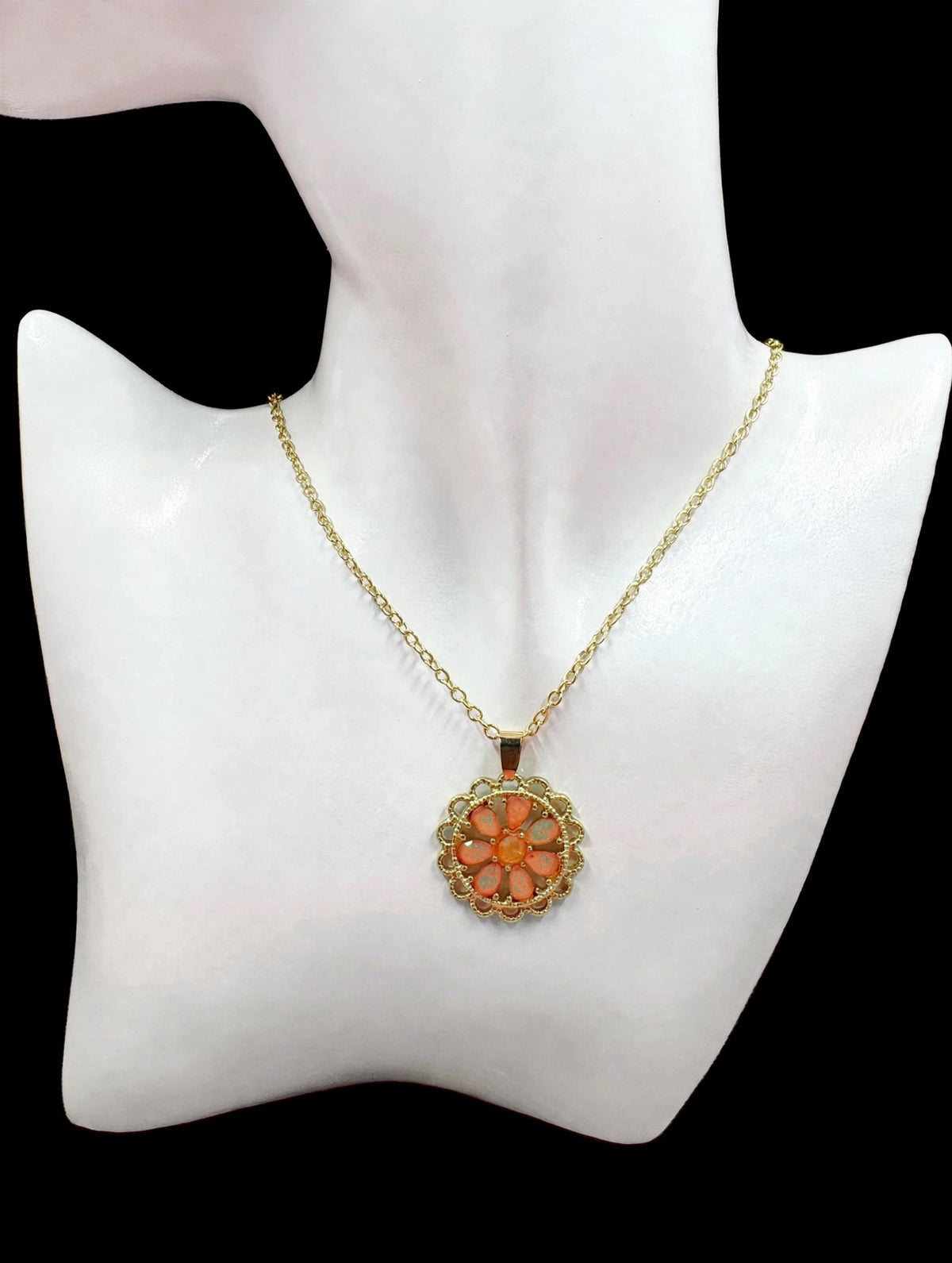 Coral Bloom Necklace