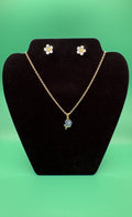 Flower Necklace & Earring Set