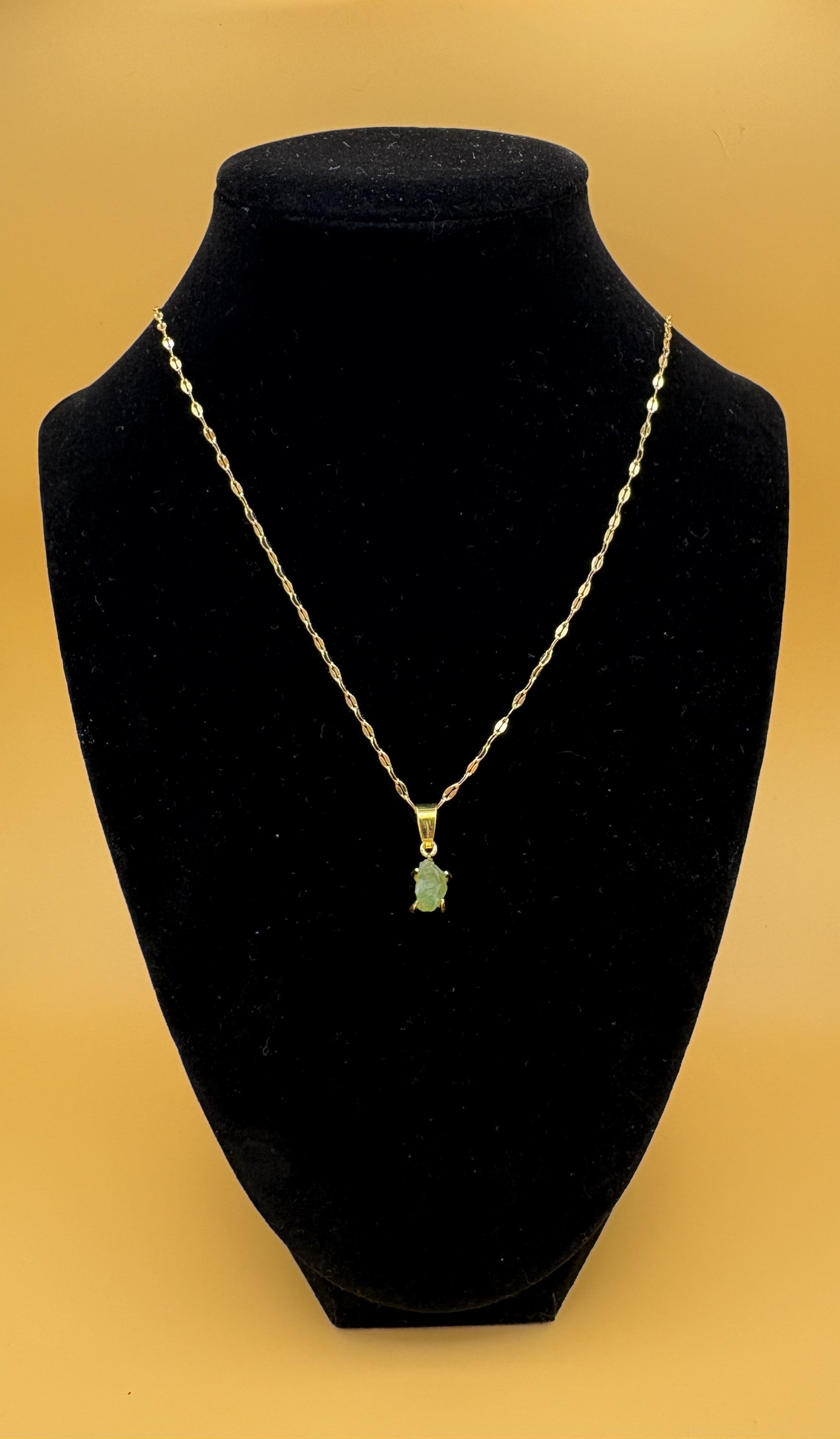 Tsavorite Green Garnet Pendant Necklace