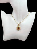 Scarlet Halo Necklace