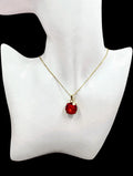 Scarlet Round Crystal Necklace