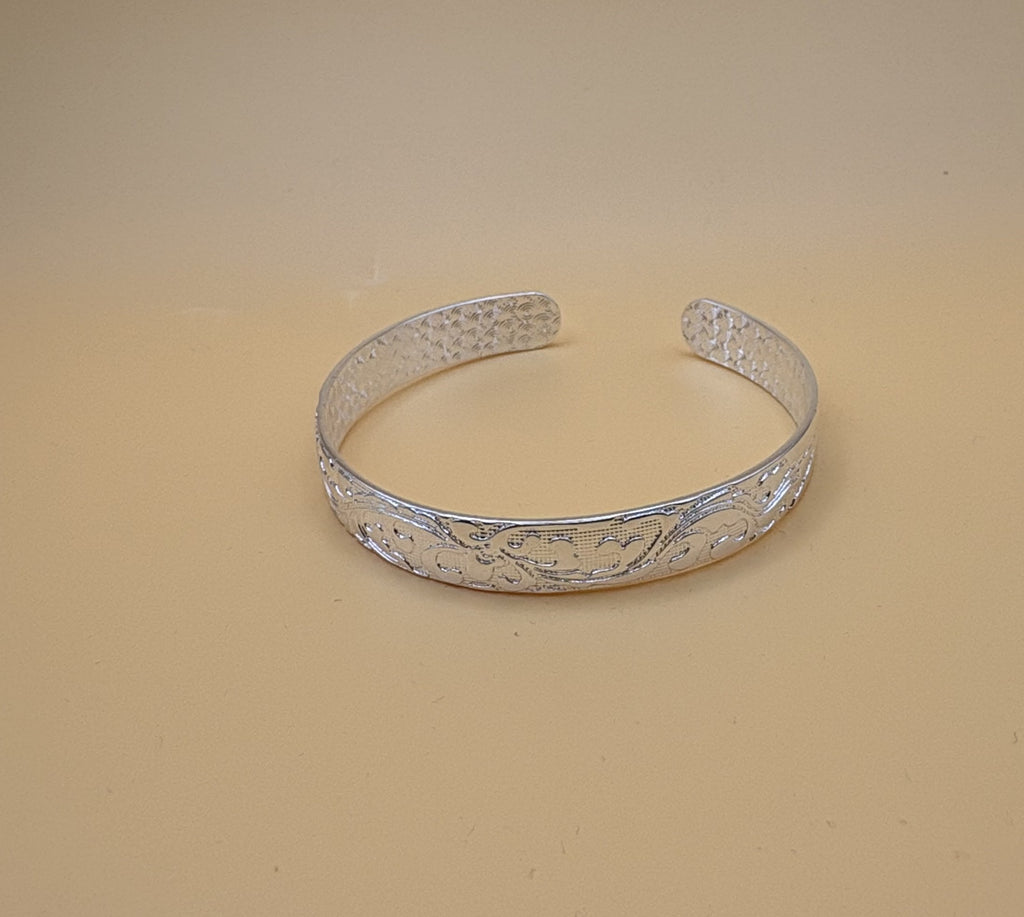 999 Fine Silver Bracelet- Pure Elegance