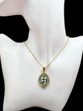 Turquoise Oval Necklace