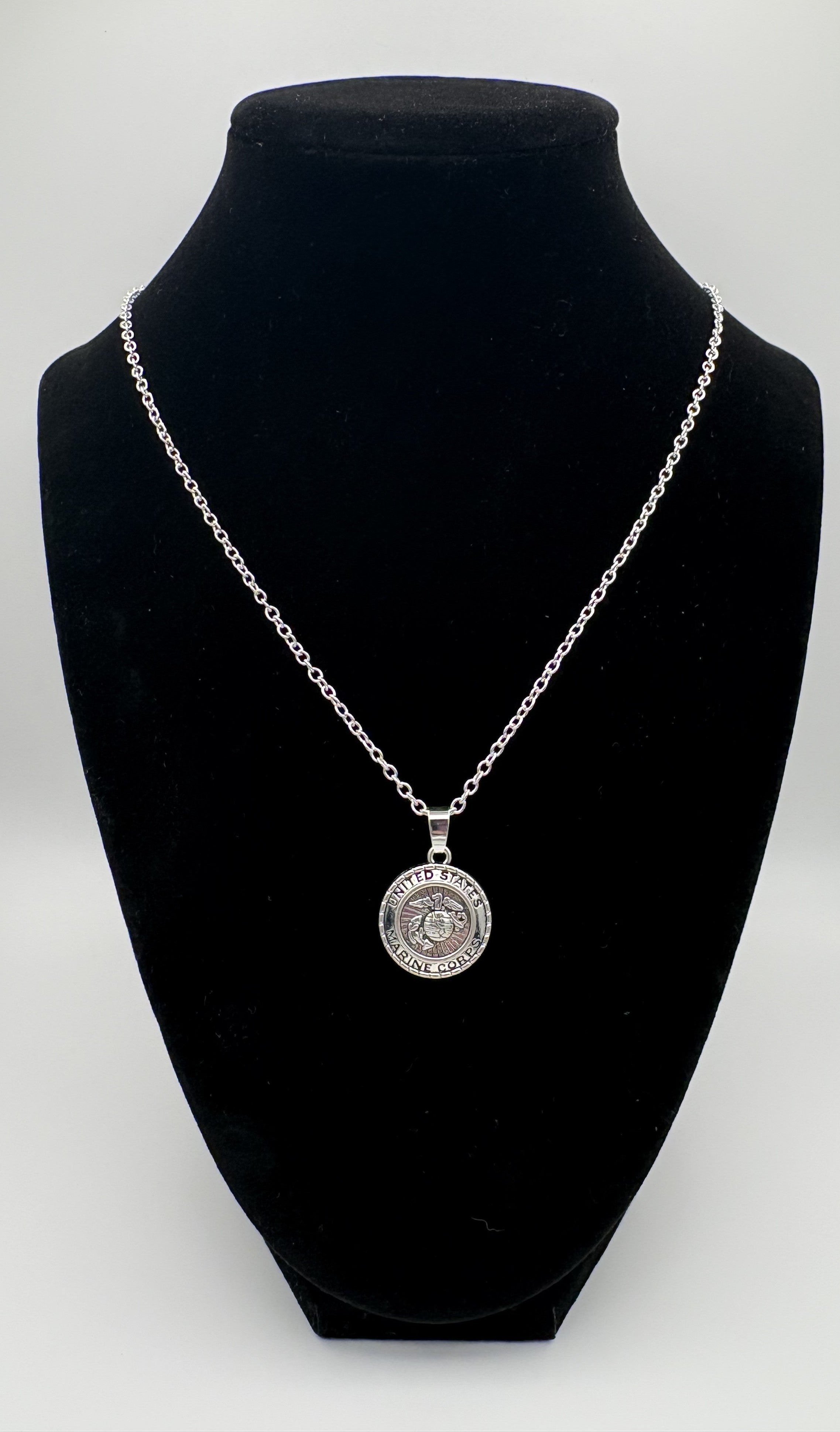 Marines Corps Pendant Necklace
